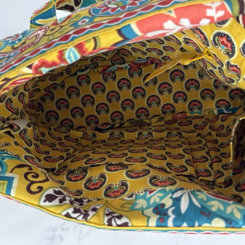 Vera Bradley‎ Retired Convertible Shoulder Bag Provencal Yellow Multicolor